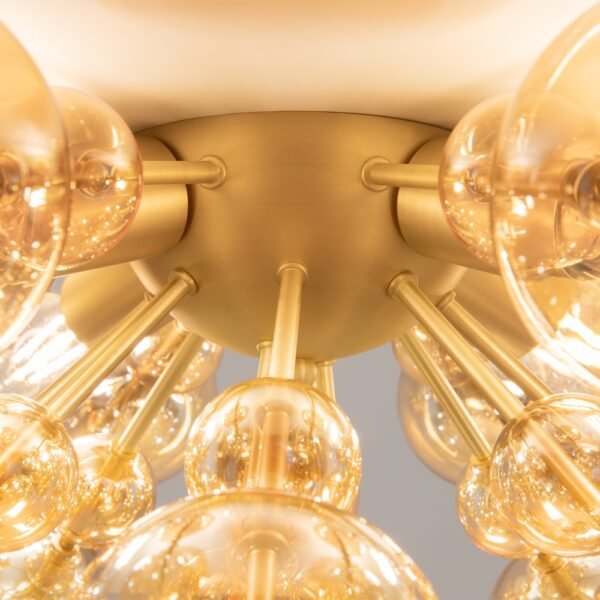 plafoniera maytoni bolla 5 Plafonieră cu globuri Maytoni Bolla E27x4 60W IP20 alamă-chihlimbar