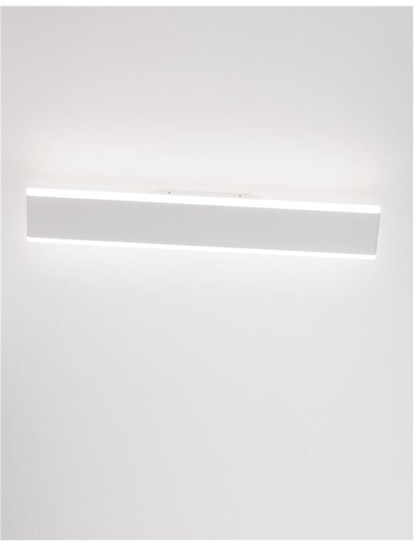 Aplică perete Nova Luce LINE LED 2x12W 3000k IP20 alb