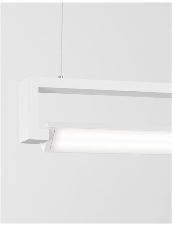 Pendul rotativ Nova Luce LINE LED 38W 3000K IP20 alb