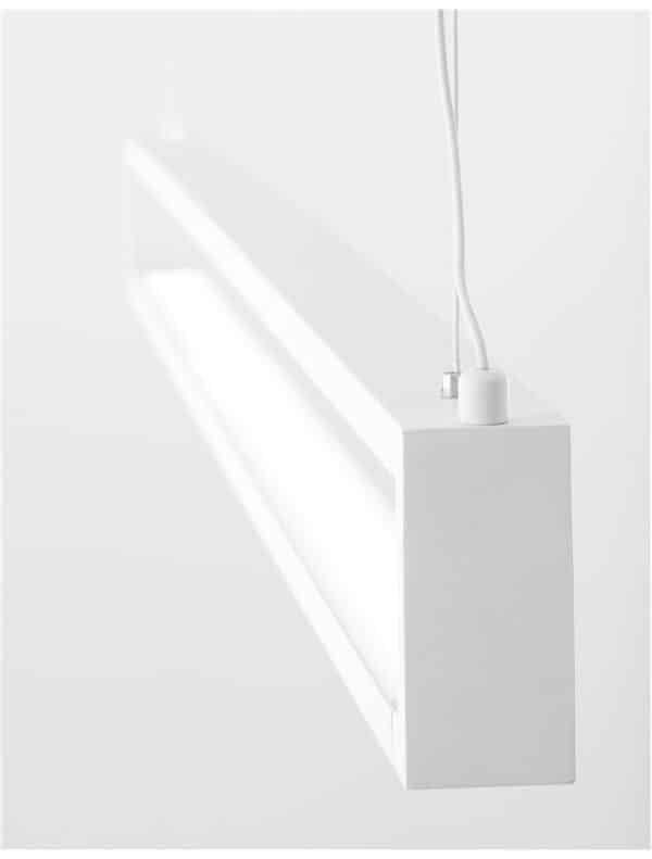 Pendul rotativ Nova Luce LINE LED 38W 3000K IP20 alb