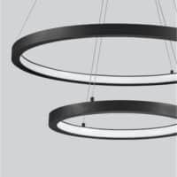 Lustră neagră EMPATIA Nova Luce LED 60W 3000K dimabilă