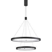 Lustră neagră EMPATIA Nova Luce LED 60W 3000K dimabilă