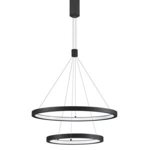 Lustră neagră EMPATIA Nova Luce LED 60W 3000K dimabilă