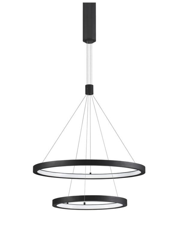 Lustră neagră EMPATIA Nova Luce LED 60W 3000K dimabilă