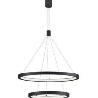 Lustră neagră EMPATIA Nova Luce LED 60W 3000K dimabilă