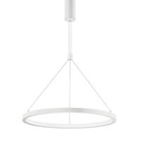 Lustră albă EMPATIA Nova Luce LED 35W cu lumină caldă 3000k dimabilă