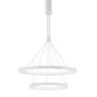 Lustră LED suspendată EMPATIA Nova Luce LED 60W cu lumină caldă 3000K dimabilă alb