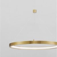 Lustră aurie EMPATIA Nova Luce LED 35W 3000K dimabilă