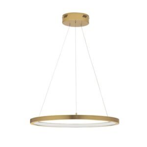 Lustră LED aurie EMPATIA Nova Luce 35W cu lumină caldă 3000k dimabilă