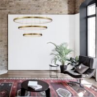 Lustră aurie EMPATIA Nova Luce LED 108W