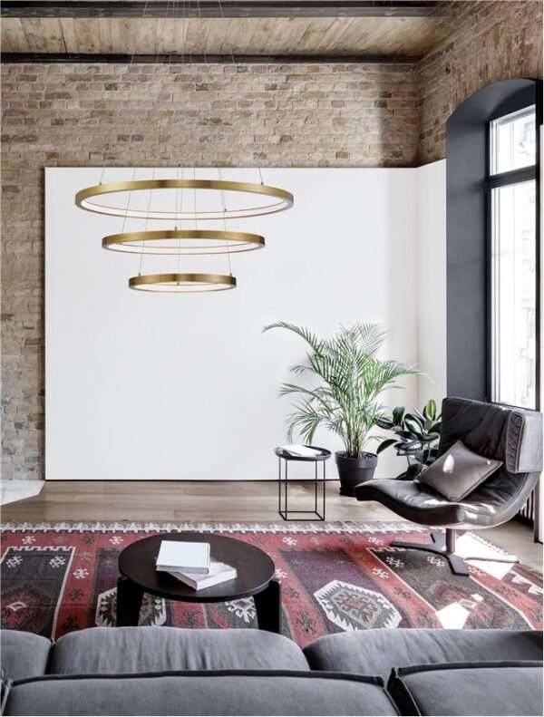 Lustră aurie EMPATIA Nova Luce LED 108W