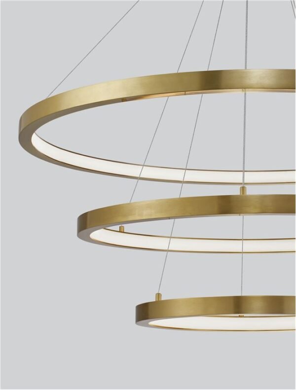 Lustră aurie EMPATIA Nova Luce LED 108W