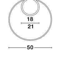 Plafonieră LED Aurie Nova Luce FULINE LED 32W 3000K IP20 dimabilă