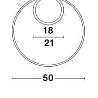 Plafonieră LED Albă Nova Luce FULINE LED 32W 3000K IP20 dimabilă