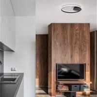 Plafonieră LED Neagră Nova Luce FULINE LED 32W 3000K IP20 dimabilă