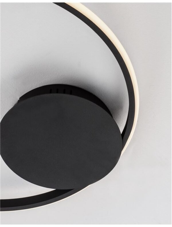 Plafonieră LED Neagră Nova Luce FULINE LED 32W 3000K IP20 dimabilă