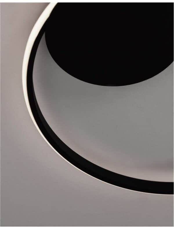 Plafonieră LED Neagră Nova Luce FULINE LED 32W 3000K IP20 dimabilă