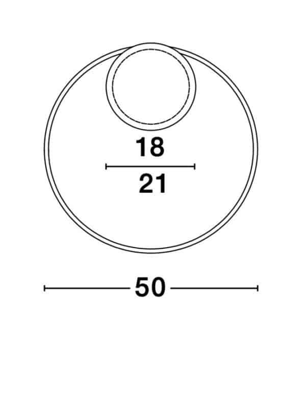 Plafonieră LED Neagră Nova Luce FULINE LED 32W 3000K IP20 dimabilă