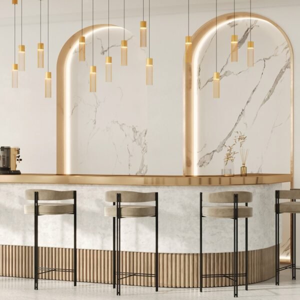 Pendul elegant Maytoni Imaginary LED 5W 3000k IP20 auriu