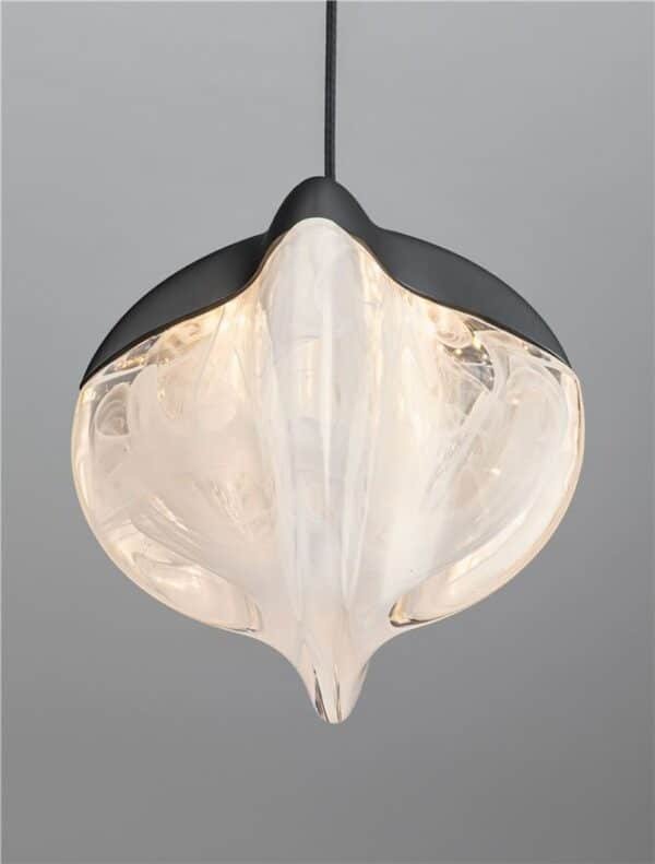 Pendul ALICIA Nova Luce LED 5W 3000k Cloud Glass dimabil