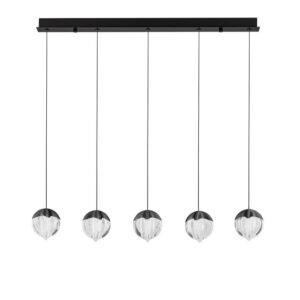 Lustră bucătărie ALICIA Nova Luce LED 25W 3000k Cloud Glass dimabil