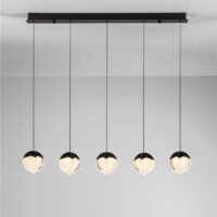 Lustră bucătărie ALICIA Nova Luce LED 25W 3000k Cloud Glass dimabil