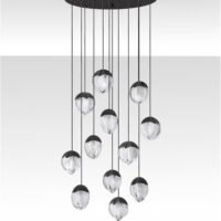 Lustră Cloud Glass ALICIA Nova Luce LED 60W 3000k dimabil