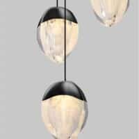 Lustră Cloud Glass ALICIA Nova Luce LED 60W 3000k dimabil