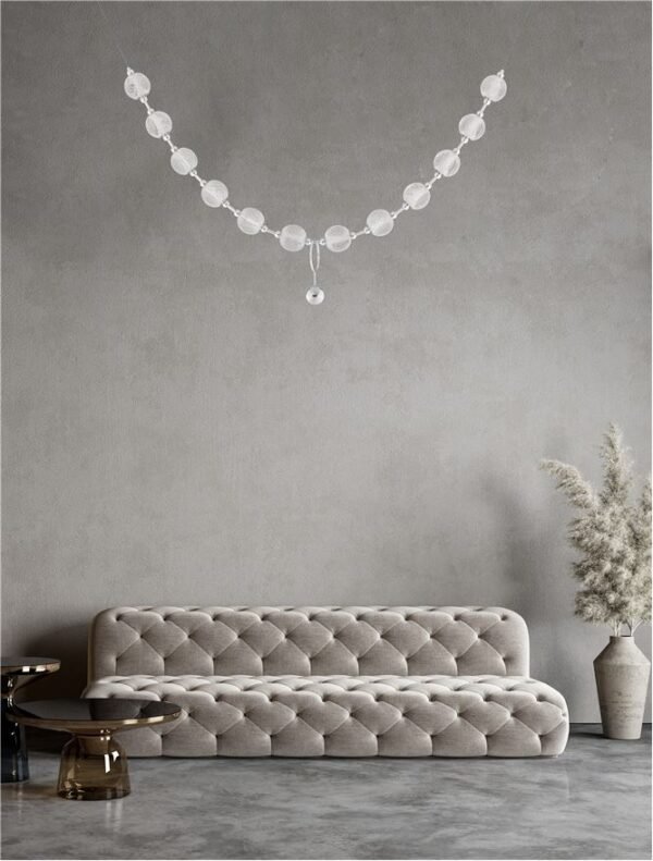 Lustră suspendată BRILLANTE Nova Luce LED 49W 3200K IP20 dimabilă crom