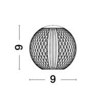 Veioza elegantă BRILLANTE Nova Luce LED 1.5W 78Lm 3200K IP20