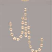 Lustră aurie cu cristale BRILLANTE Nova Luce LED 134W 8530Lm 3200K IP20