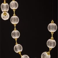 Lustră aurie cu cristale BRILLANTE Nova Luce LED 134W 8530Lm 3200K IP20