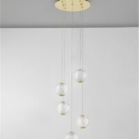 Lustră aurie BRILLANTE Nova Luce LED 21W 3200K IP20