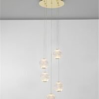 Lustră aurie BRILLANTE Nova Luce LED 21W 3200K IP20