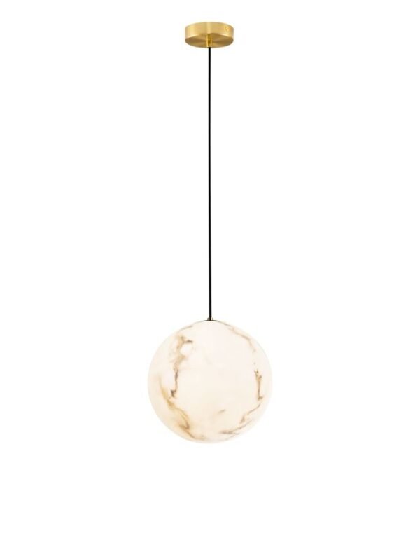 Pendul model imitatie de alabastru Nova Luce Serita E27 12W IP20