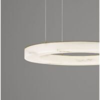 Lustră aurie cu model imitație de alabastru Nova Luce Vaster 36W IP20 3000K dimabilă