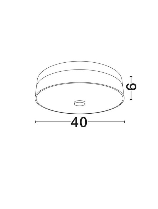 Plafonieră LED Nova Luce SERITA model imitatie de alabastru 28W IP20 3000K D40, dimabilă