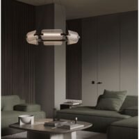 Lustră cu intensitatea luminii reglabilă EMERY Nova Luce LED 48W 3332Lm IP20 3000K