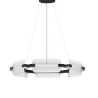 Lustră cu intensitatea luminii reglabilă EMERY Nova Luce LED 48W 3332Lm IP20 3000K