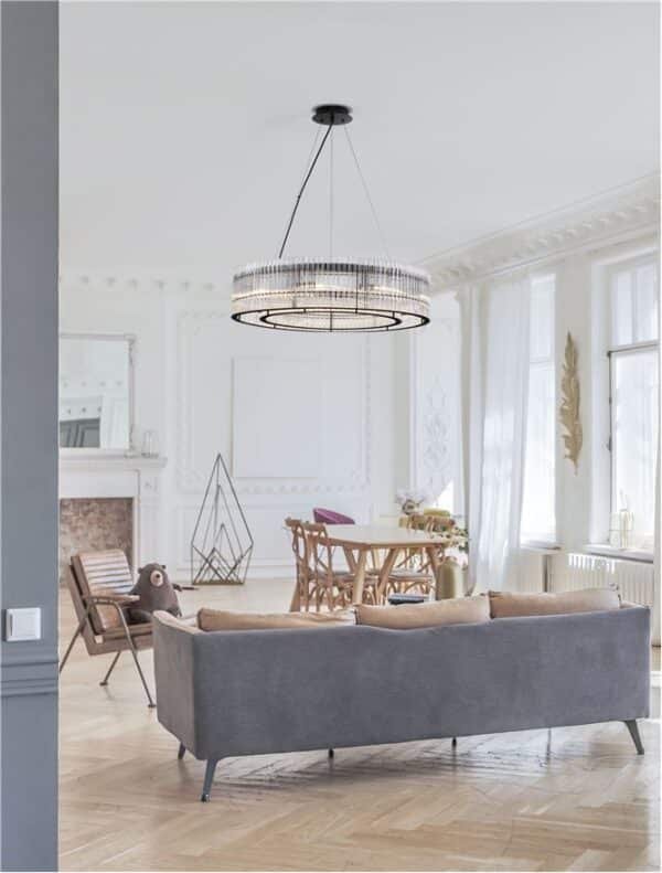 Lustră suspendată BAROK Nova Luce G9 9x5W IP20