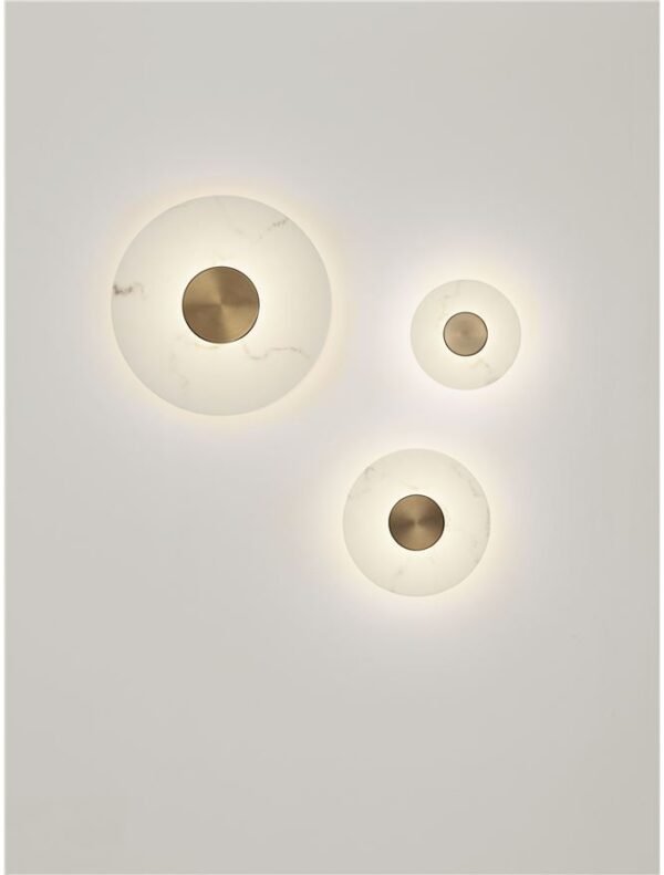 Aplică pentru perete interior MARZIO Nova Luce LED 8W IP20 3000K alamă