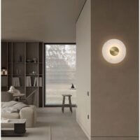 Aplică pentru perete interior MARZIO Nova Luce LED 10W IP20 3000K alamă D40