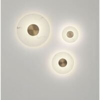 Aplică pentru perete interior MARZIO Nova Luce LED 10W IP20 3000K alamă D40