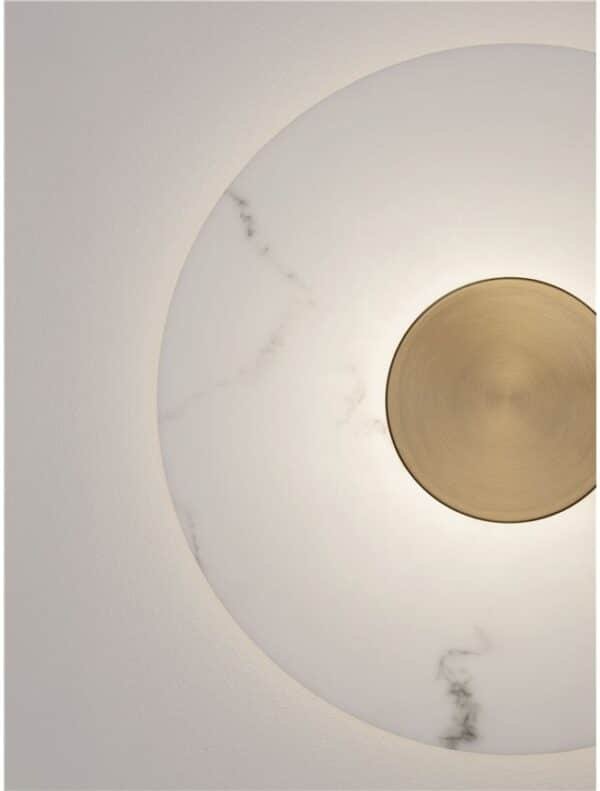 Aplică pentru perete interior MARZIO Nova Luce LED 14W IP20 3000K alamă D60