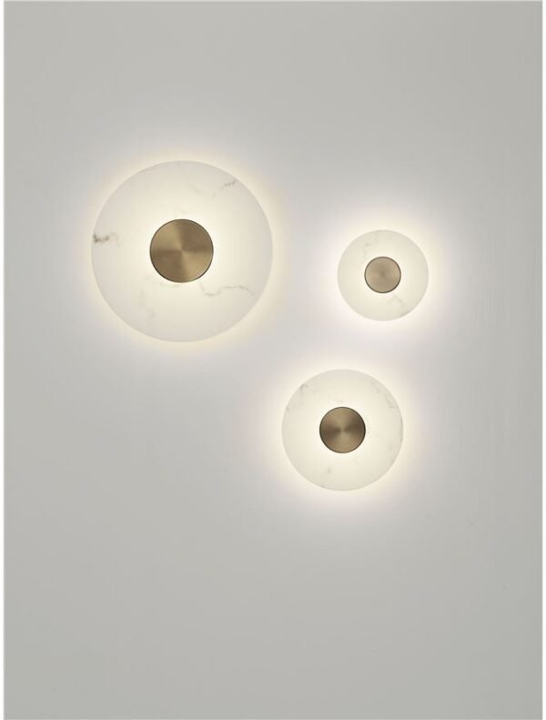 Aplică pentru perete interior MARZIO Nova Luce LED 14W IP20 3000K alamă D60