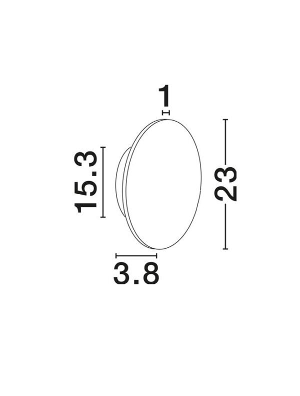 Aplică travertin VIOANO Nova Luce LED 12W 770Lm IP20 3000K