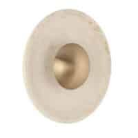 Aplică de interior aurie cu travertin CERIO Nova Luce LED 4W 93Lm IP20 3000K