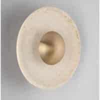 Aplică de interior aurie cu travertin CERIO Nova Luce LED 4W 93Lm IP20 3000K