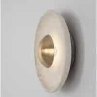 Aplică de interior aurie cu travertin CERIO Nova Luce LED 4W 93Lm IP20 3000K