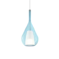 Pendul albastru din sticlă KALIQUE E27 42W sp1-3 D18 Ideal Lux Pendul albastru din sticlă KALIQUE E27 42W sp1-3 D18 Ideal Lux